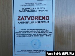 Obavještenje kantonalne inspekcije