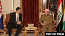 Ante Kotromanović i Masoud Barzani