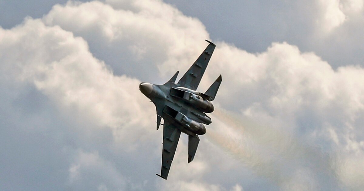 У Криму розбився російський винищувач Су-30 під час навчального польоту