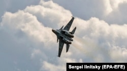 A Russian Sukhoi Su-30 (file photo)