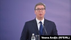 "Verujem da je napredak potreban, a da li je moguć to ćemo da vidimo", rekao je Vučić 14. jula u Pančevu.