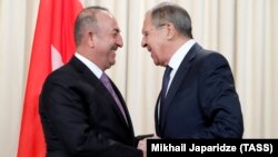 Թուրքիայի և Ռուսաստանի ԱԳ նախարարներ Մևլութ Չավուշօղլու և Սերգեյ Լավրով, արխիվ
