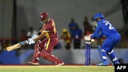 د افغانستان او ویسټ انډیز ترمينځ د درو ۲۰ اووریزو لوبو لړۍ په دوبۍ کې روانه ده. انځور له ارشيفه