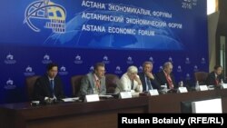 На экономическом форуме. Астана, 26 мая 2016 года.