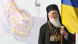 Вселенський патріарх Варфоломій I під час візиту до України. Київ, 25 липня 2008 року