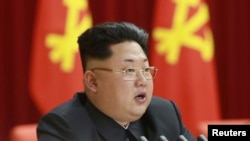 Ким Чен Ын, лидер Северной Кореи.