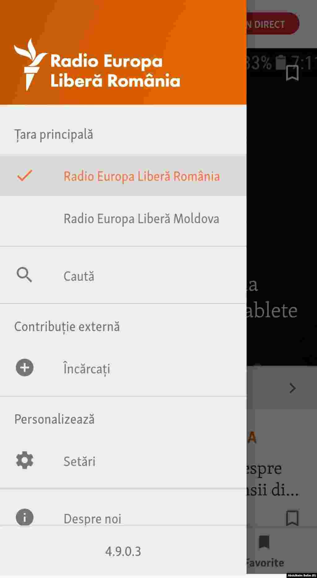Selectați Radio Europa Liberă România
