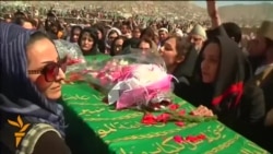 Female Afghan Activists Carry Coffin Of Woman Killed By Mob