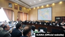 The meeting of Parliament commission for Judiciary and legal affair and foreign affair, on November 21, 2017.