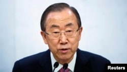 Sekretari i përgjithshëm i Kombeve të Bashkuara, Ban Ki-moon.