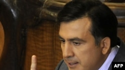 Georgian President Mikheil Saakashvili: "We certainly have to leave..."