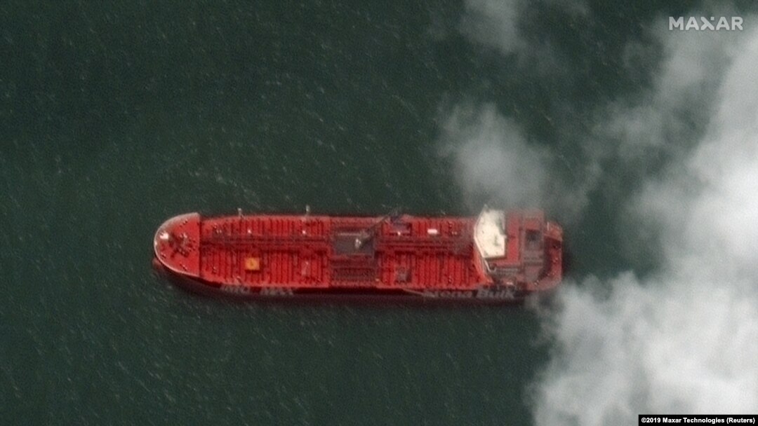 Zapljenjeni tanker pod britanskom zastavom 