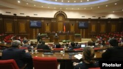 Armenia -- A session of the National Assembly, Yerevan, May 25, 2020.