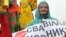 Під парламентом протестують проти заборони на ввезення секонд-хенду, Київ, 20 жовтня 2010 року