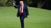 U.S. President Trump arrives back in Washington