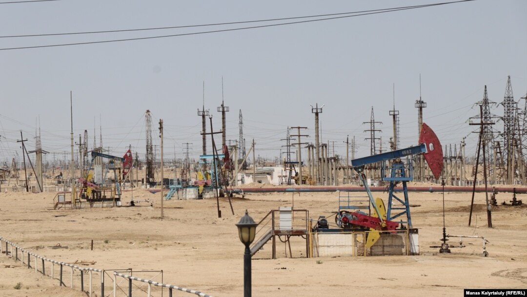 Месторождение нефти в Мангистауской области. Иллюстративное фото
