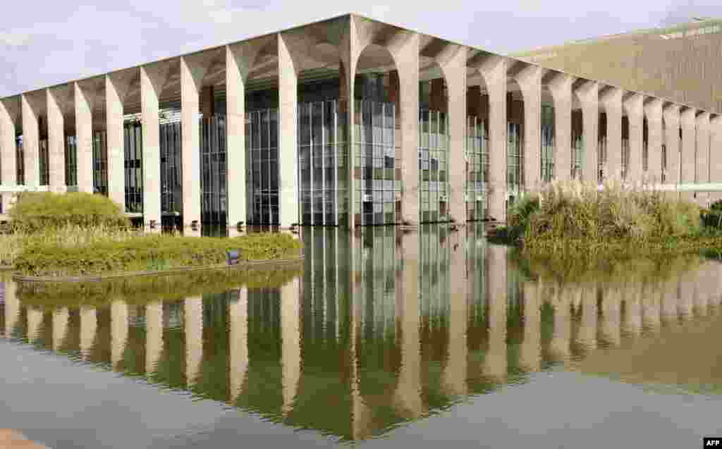 The Foreign Ministry building in Brasilia