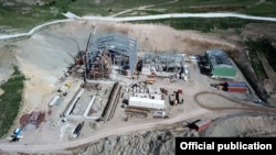 Armenia - Gold mining facilities constructed by Lydian International company at Amulsar deposit, 18 May 2018.