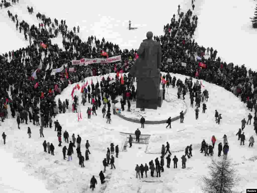 Акция протеста в Архангельске, март 2010 года