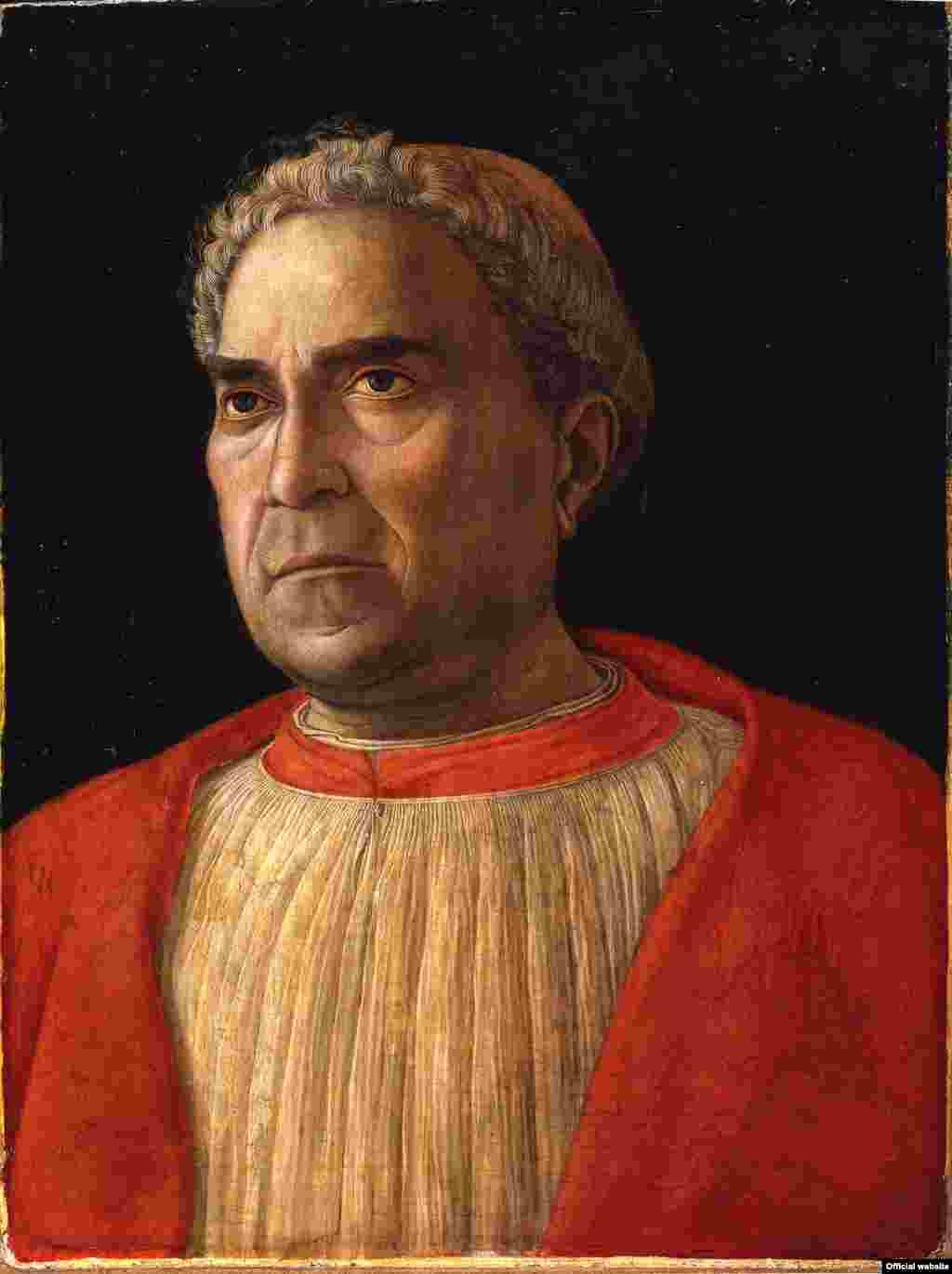 Andrea Mantegna Portret al Cardinalului Ludovico Trevisano, c. 1459 Berlin, National Museums in Berlin, Gemäldegalerie © National Museums in Berlin, Jörg P. Anders (photo: Bode Musem press service courtesy) 