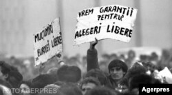 Protestele din Piața Universității, aprilie 1990
