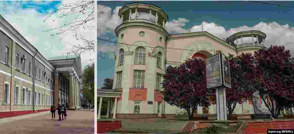 Площа біля головного входу в кримський медичний університет практично не змінилася. Майже нічого не змінилося і біля кінотеатру &laquo;Сімферополь&raquo; на площі Совєтській