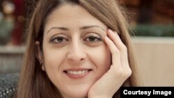 Radio Farda journalist Farin Assemi. Photo by Elahe Kianpoor.