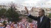 Թուրքիայի վարչապետ Ռեջեփ Էրդողանը նախընտրական հանդիպումներից մեկի ժամանակ, Քասթամոնու, 4-ը մայիսի, 2011թ.