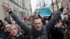 Алексей Навальный на акции в Москве