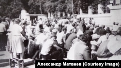 Забастовка в Прокопьевске. Из архива А. Матвеева