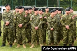 Soldați din contingentul canadian participant la exercițiile militare din Ucraina