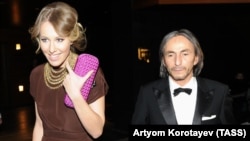 Умар Джабраилов и Ксения Собчак, февраль 2012 года