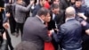 Armenia - Naira Zohrabian, a member of the Prosperous Armenia Party, was injured during a protest, 14 March, 2019