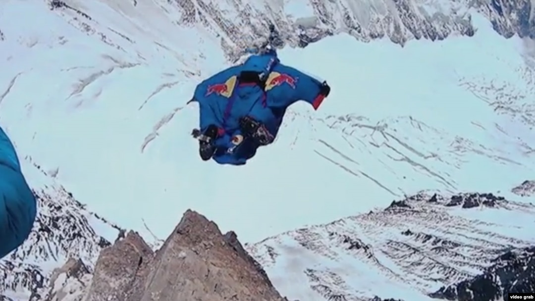 Wingsuit Flying Off Everest