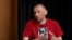 Lithuania - Belarusian opposition figure Syarhey Tsikhanouski in an interview with RFE/RL in Vilnius - screen grab