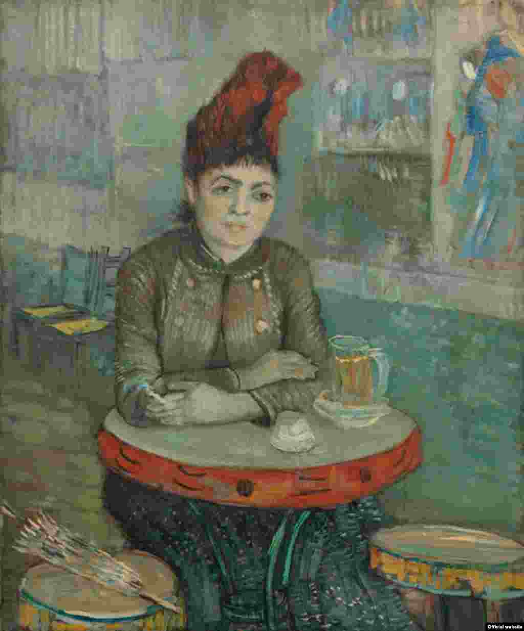 Van Gogh, În cafenea. Agostina Segatori, 1887.