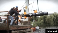 Безпілотний апарат німецького виборництва Seacat призначений для роботи під водою