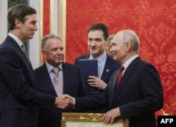 Стивен Уиткофф, Джаред Кушнер и Владимир Путин на переговорах в Кремле, 5 сентября 2026 года
