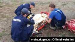 Туристка из России, пострадавшая при взрыве газового баллона в палатке в Крыму