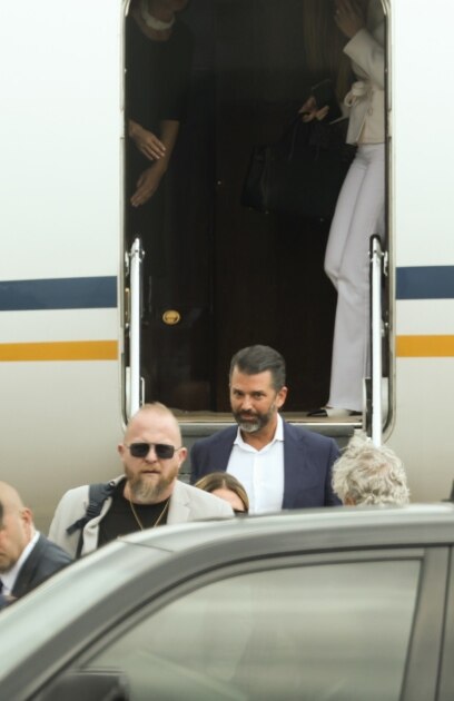 Синът на американския президент Доналд Тръмп – Доналд Тръмп младши пристигна