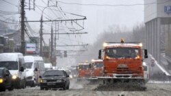 Снегопад в Москве