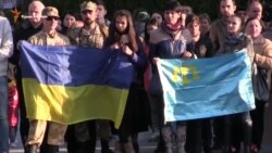 Во Львове почтили 72-ю годовщину депортации крымских татар (видео)