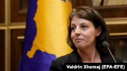 Kosovar Foreign Minister Donika Gervalla-Schwarz (file photo)