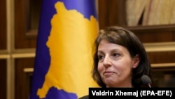 Kosovë: Ministrja e Punëve të Jashtme e Kosovës, Donika Gërvalla-Schwarz, (4 qershor,2021). 
