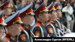 Военный парад в День Победы. Аннексированный Севастополь, 9 мая 2018 года
