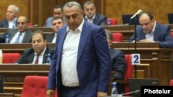 Armenia -- Businessman Samvel Aleksanian attends a parliament session in Yerevan, September 10, 2018.