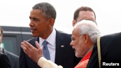 Հնդկաստան - Բարաք Օբամա և Նարենդրա Մոդի, Նյու Դելի, 25-ը հունվարի, 2015թ․
