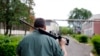 A worker carries a rifle at the Zastava Arms factory in the town of Kragujevac, south of the Serbian capital, Belgrade.