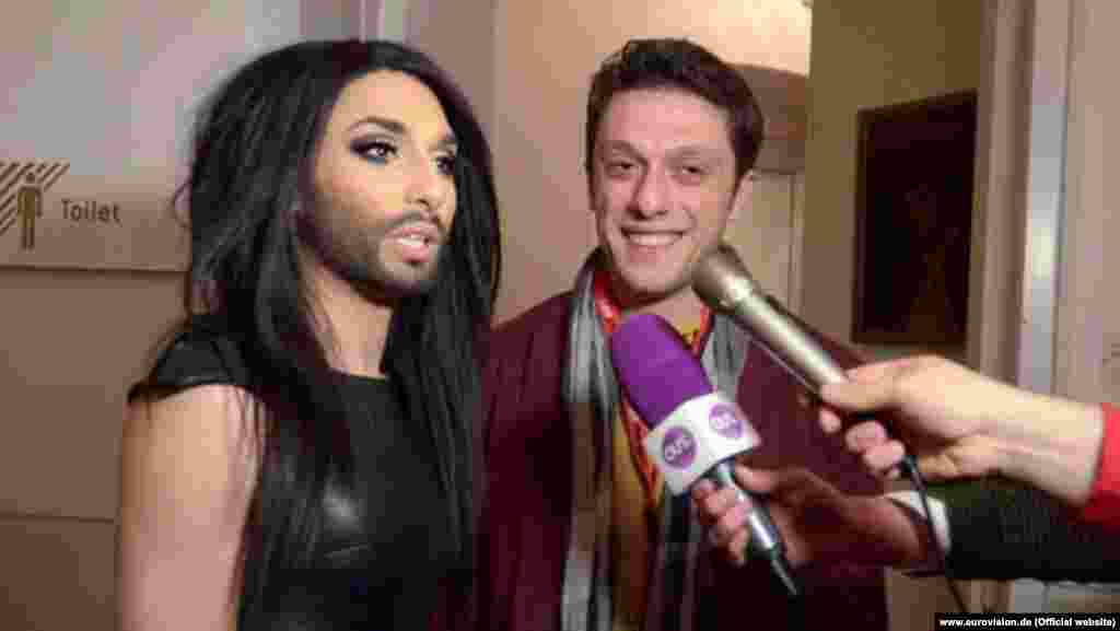 The 2014 contender from Armenia, Aram Mp3, angered Eurovision fans when he made disparaging remarks about the Austrian entry, bearded drag queen Conchita Wurst. Aram later apologized publicly in a televised encounter.