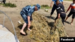 Ысык-Көл облустук милициясы жарыялаган сүрөт.